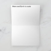 Groeten van Mars naar Aarde Foto Collage Kaart (Binnen)