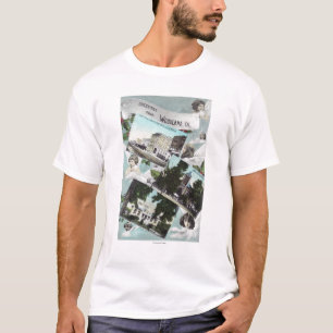 Groeten van met Schilderachtig ViewsWoodland, CA T-shirt