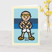 groeten van mijn privé eiland kaart (Gele Bloem)