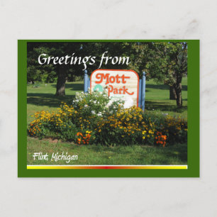 Groeten van Mott Mark Briefkaart
