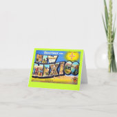 Groeten van New Mexico Kaart (Voorkant)