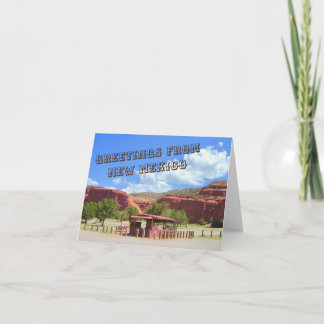 Groeten van New Mexico Notecard 2 Kaart