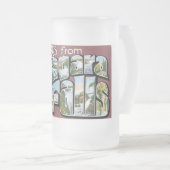 Groeten van Niagara Herfsten! Matglas Bierpul (Voorkant rechts)