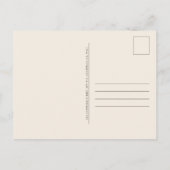 Groeten van Pasadena Vintage Huwelijkskaart Briefkaart (Achterkant)