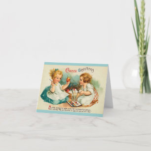 Groeten van Pasen van de Eieren van de waterverf Feestdagen Kaart