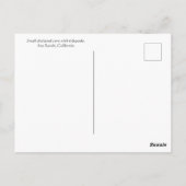 Groeten van Pebble Beach. Briefkaart (Achterkant)