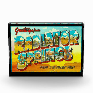 Groeten van Radiator Springs Arizona Fotoblokken