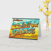 Groeten van Radiator Springs Arizona Kaart (Gele Bloem)