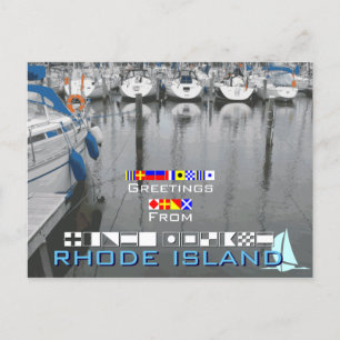 Groeten van Rhode Island Briefkaart