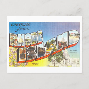 Groeten van Rhode Island Briefkaart