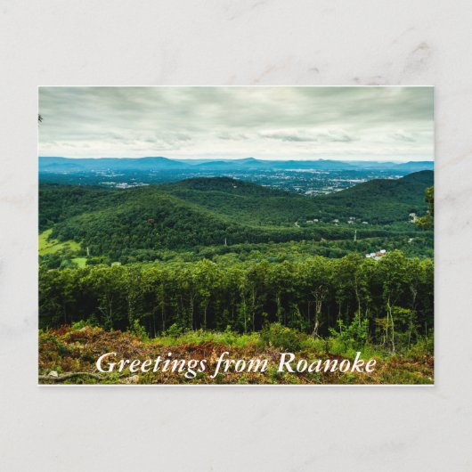 Groeten van Roanoke Briefkaart (Voorkant)