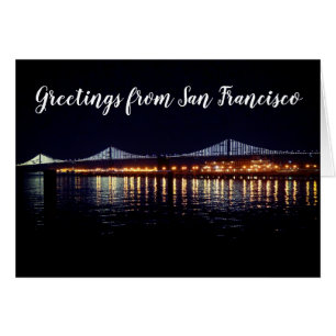 Groeten van SF Oakland Bay Bridge #2 Card