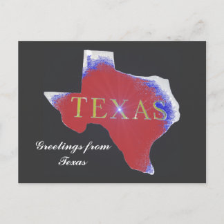 groeten van texas staat briefkaart