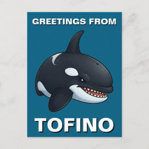 Groeten van Tofino Orca Briefkaart