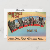 Groeten van Waterville Briefkaart (Voorkant / Achterkant)