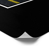 Groeten van Winslow Arizona Route 66 Poster (Hoek)