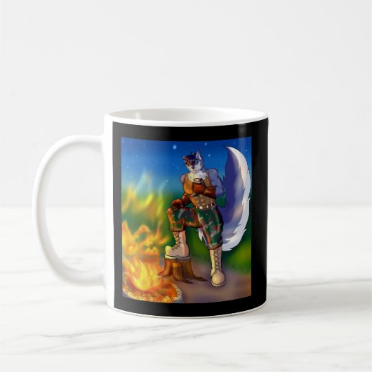 Groeten van Wolf Paradox Coffee Mok (Links)