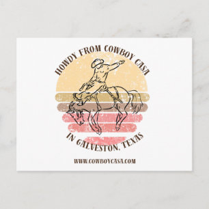 Groeten vanuit Cowboy Casa Ansichtkaart Briefkaart