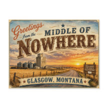 Groeten vanuit het midden van het niets Glasgow Mt