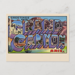 Groeten vanuit The Grand Canyon ansichtkaart Briefkaart