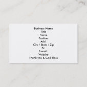 groeten visitekaartje (Achterkant)