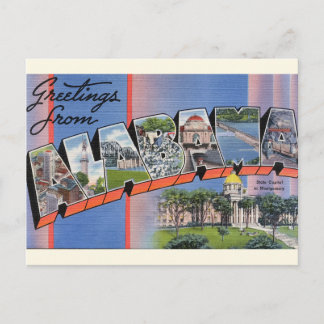 Groetjes uit het Alabama Briefkaart