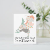Groetjes Uit Holland Province Carte Style Patchwor (Debout devant)