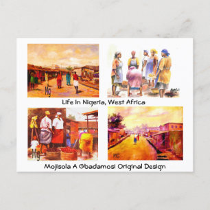 GROETTEN UIT AFRIKA BRIEFKAART