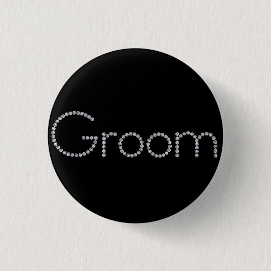 Groeven knop ronde button 3,2 cm (Voorkant)