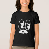 Groggy Glitch Face Tri-Blend Shirt (Voorkant)