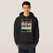 Grok4 perfect" hoodie design met T-shirts (Voorkant volledig)