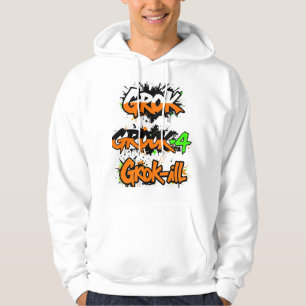 Grok-4 Kunstmatige Intelligentie Robotische T-shir Hoodie