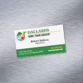 Grokerijwinkel Magnetisch Visitekaartje (Voorbeeld)