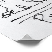 Grokerijwinkel | Rue Brea, Parijs, Frankrijk Poster (Hoek)