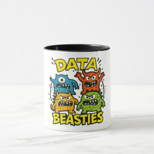 Grommende Data Beestjes Mok