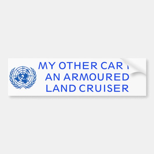 Grond Bumpersticker (Voorkant)