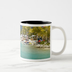 Grond en landschappen van het nieuwe luxe St. 2 Tweekleurige Koffiemok