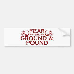 Grond en pond bumpersticker