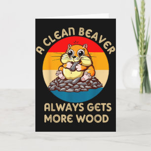 Grond marmot volwassenen grap een schone bever kri kaart