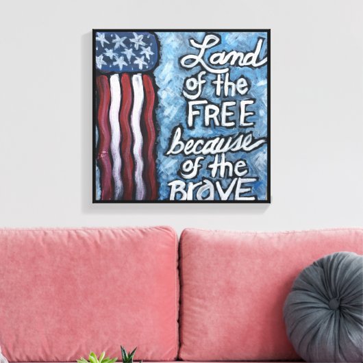 Grond van het vrije Canvas (Insitu (Woonkamer))