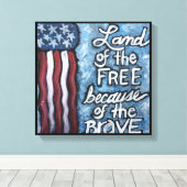 Grond van het vrije Canvas (Insitu (Houten vloer))