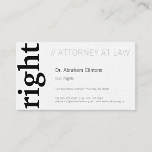 Grondbeginselen van de openbare aanklager visitekaartje