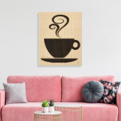 Grondbeker kunst op canvas (Insitu (Woonkamer))