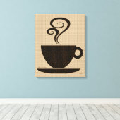 Grondbeker kunst op canvas (Insitu (Houten vloer))