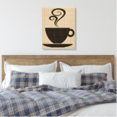 Grondbeker kunst op canvas (Insitu (Slaapkamer))