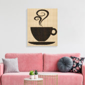 Grondbeker kunst op canvas (Insitu (Woonkamer))