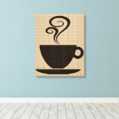 Grondbeker kunst op canvas afdruk (Insitu (Houten vloer))