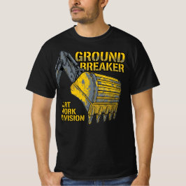 Grondbreker Grondwerk Afdeling Constructie T-shirt