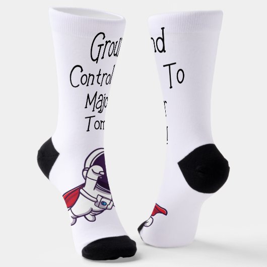 Grondcontrole aan Major Tom Sokken (Gebogen)