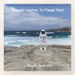 Grondcontrole naar Major Tom - Onderzetter Glazen Onderzetter